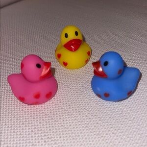 Colorful Rubber Duck Toy Set NEW